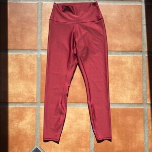 Last Chance! ALO Cranberry 7/8 Airlift Leggings